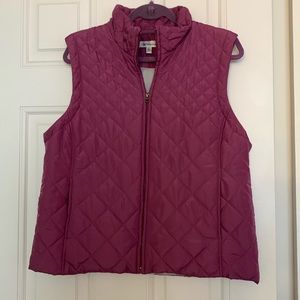 Croft & Barrow Women’e Quilted Vest XL